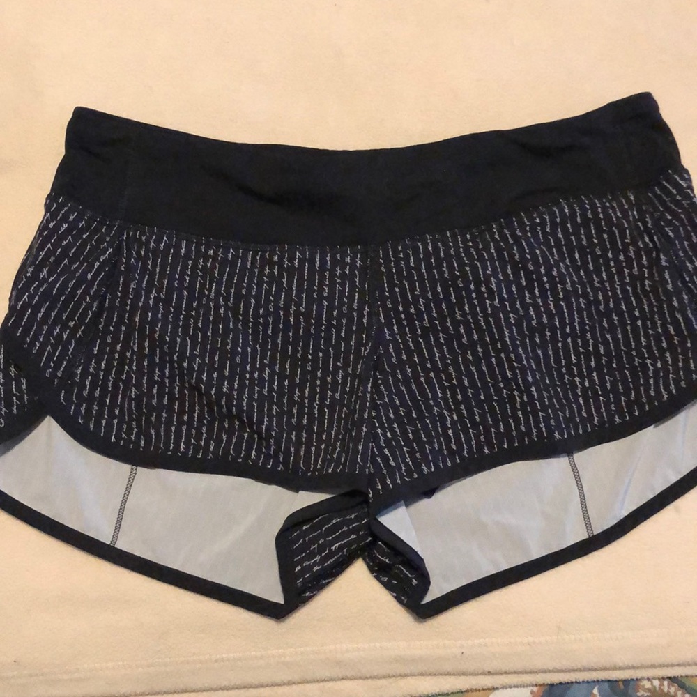 Lululemon Speed Up Shorts 2.5” Sz 8